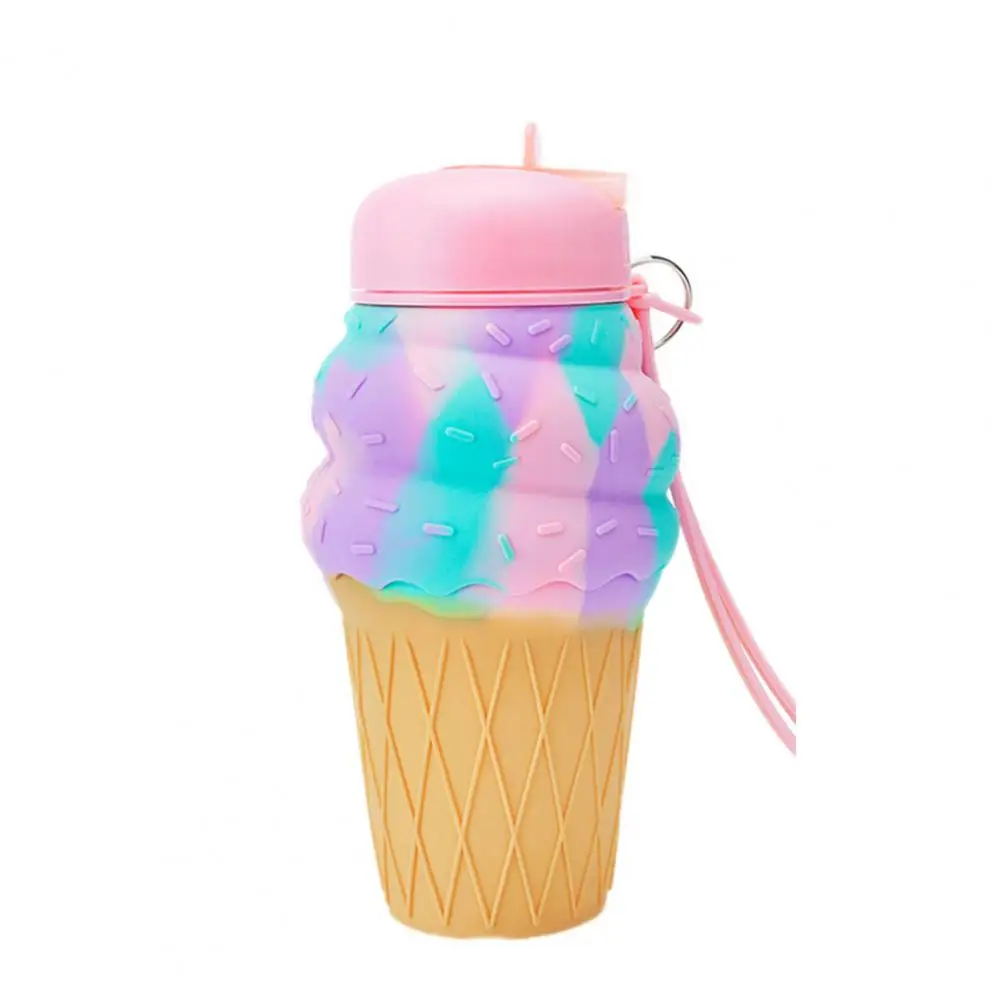 

Eco-friendly Large Caliber Foldable Student Ins Style Folding Water Cup Outdoor Sports Sports Kettle Water Bottle