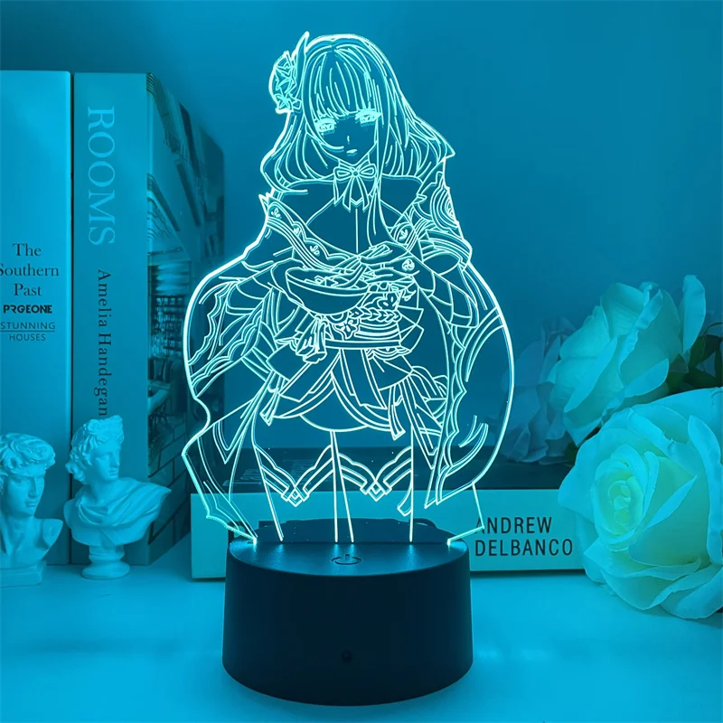 

Impact Raiden Shogun night light 3D LED acrylic game surrounding children's gift bedroom bedside decoration usb lamp