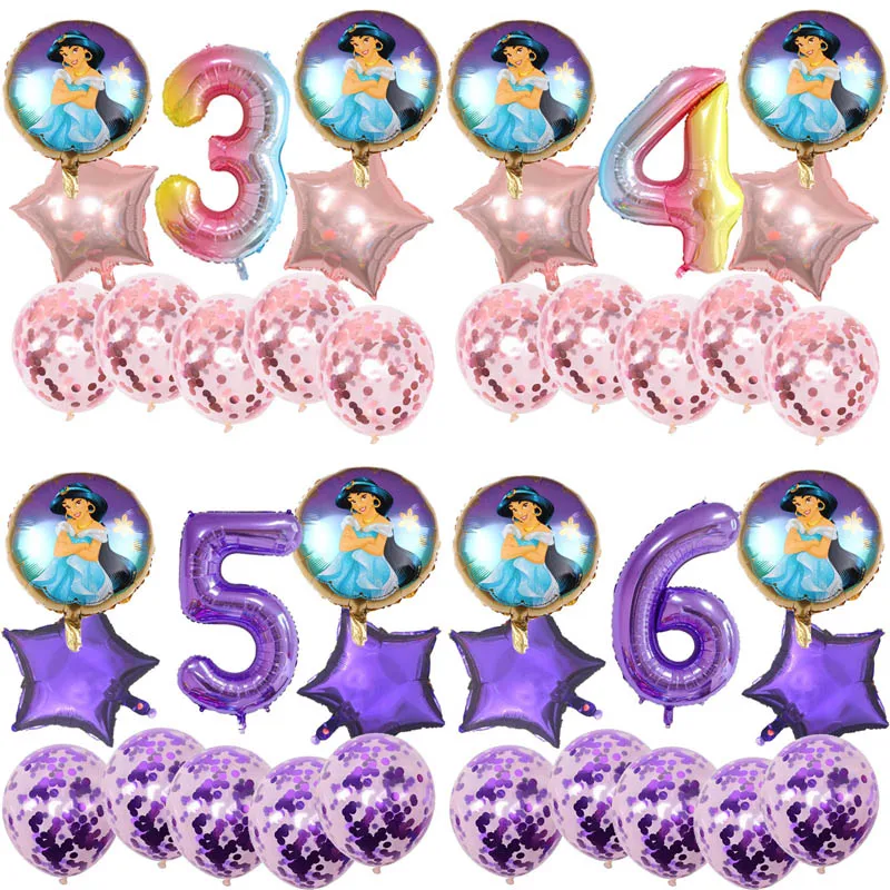 Disney Принцесса Жасмин фольга конфетти для воздушного шара воздушный шар