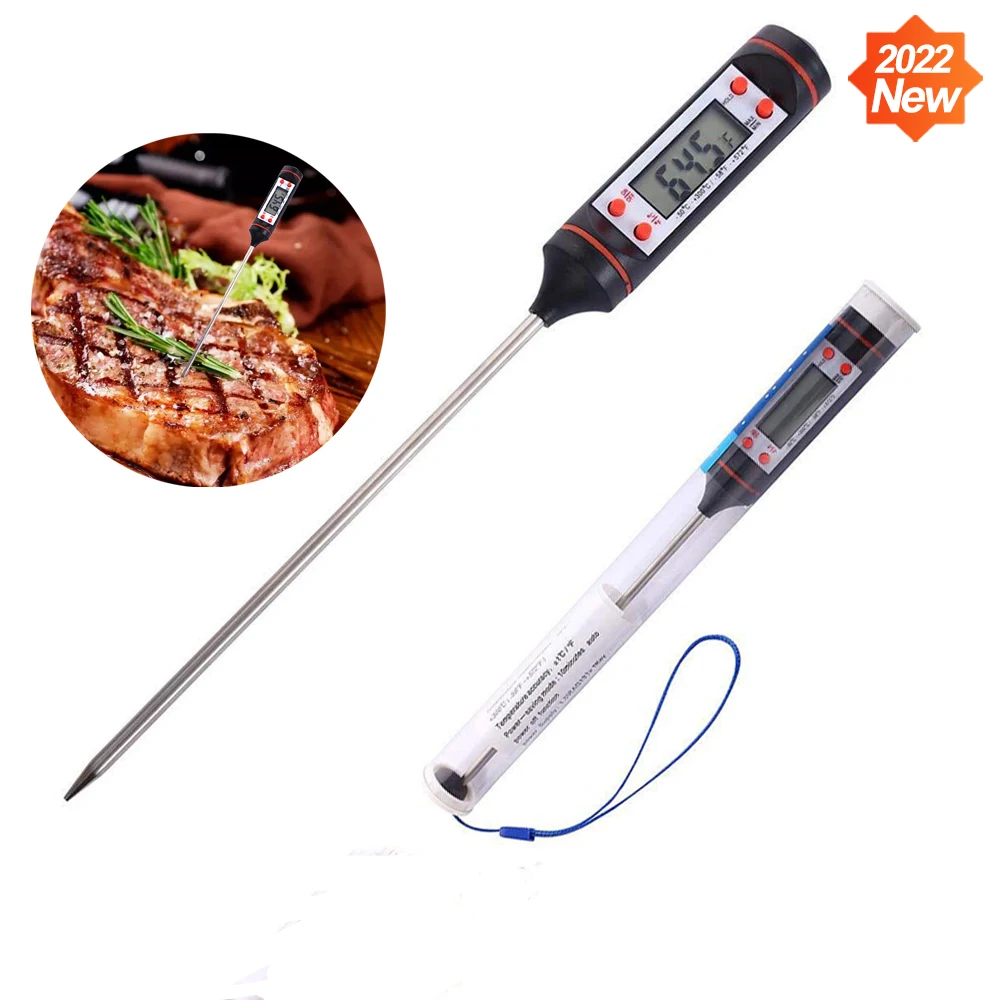

Youpin Kitchen Digital BBQ Food Thermometer Meatloaf Candy Fried Catering Home Cooking Thermometer Instrument Oven Thermometer