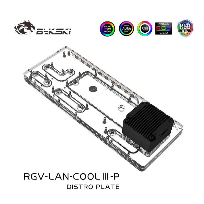 

Bykski Distro Plate for Lian Li Ghost Axe Generation 2 Case,Waterway Board Deflector RGB Acrylic Reservoir RGV-LAN-COOL Ⅲ - P