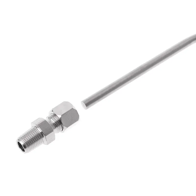 

EGT K Type Thermocouple Temperature Controller Tools K Type 1/8" NPT Ttemperature Probe Sensors with Exposed Tip 367D