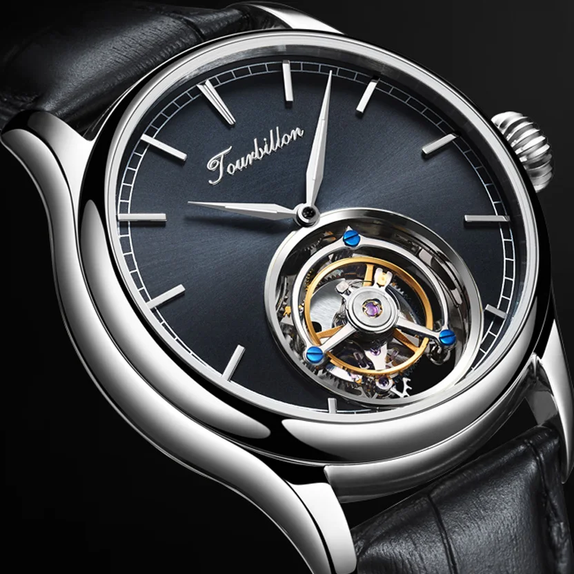 Tourbillon часы мужские Топ бренд класса люкс AESOP 7005 турбийон движение Сапфир