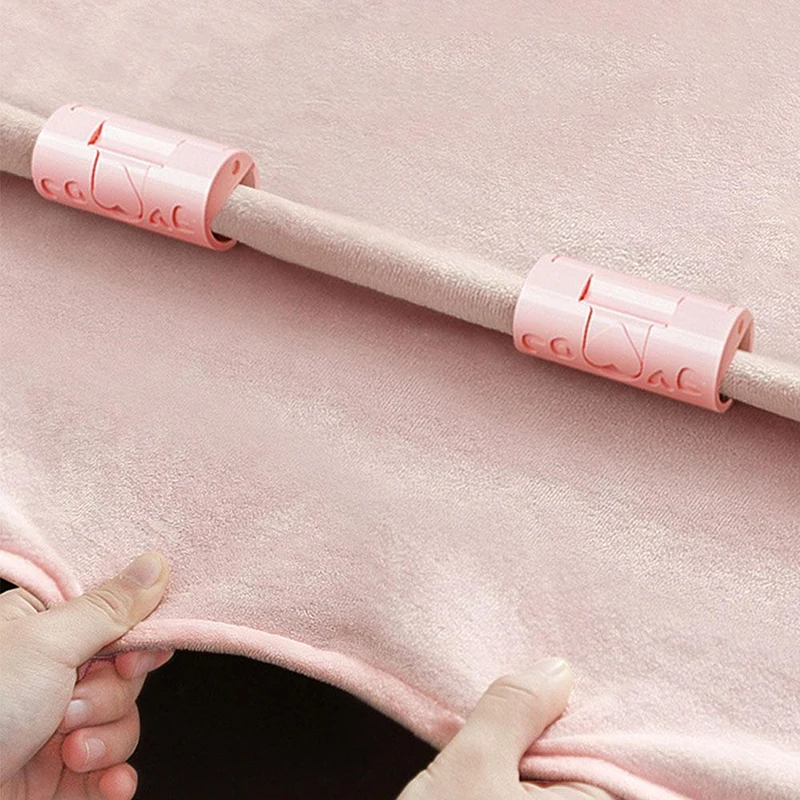 

6Pcs/set Plastic Bedsheet Clips Slip-Resistant Clamp Quilt Bed Cover Grippers Fasteners Mattress Holder For Sheets Home 3.5*2cm
