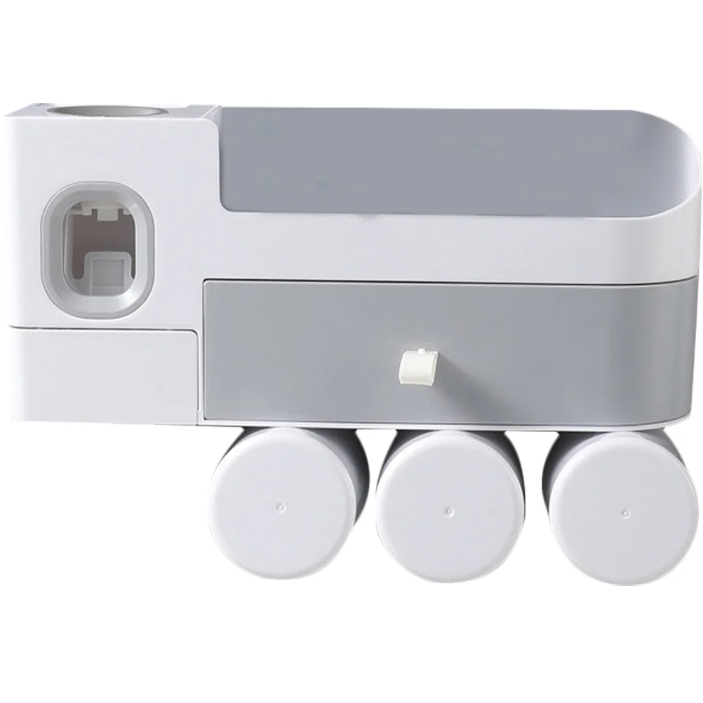 

Toilet Storage Rack Rack Triple Cups Decorative Storage Organizer