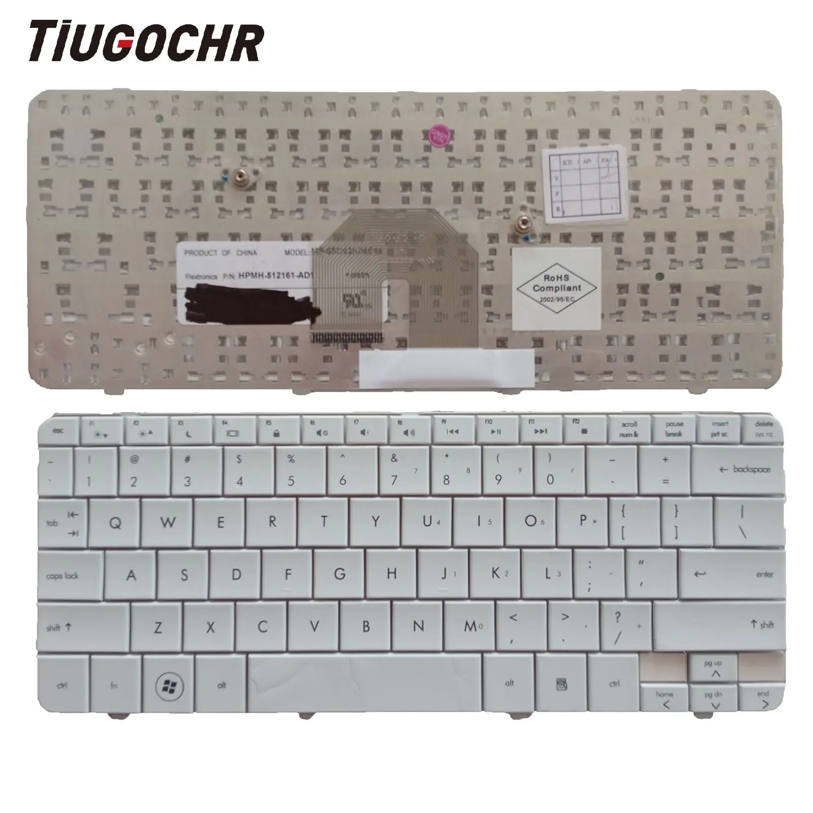 

Новинка для HP DV2-1000 DV2-1100 DV2-1200 DV2z Глянцевая белая клавиатура US