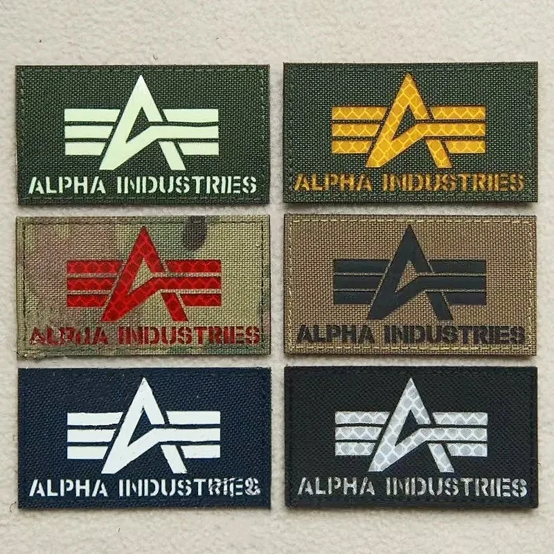 ALPHA Industries значок для морального духа отражающие нашивки с крючками и петлями