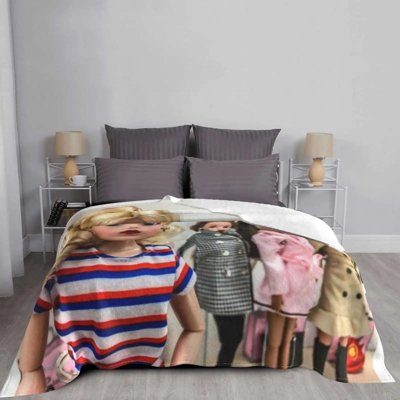 Weekender креативный дизайн легкое тонкое мягкое фланелевое одеяло Sindy куклы игрушки