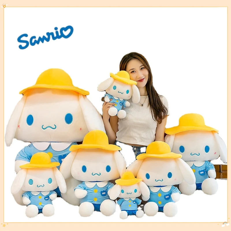 

Sanrio милые Мультяшные аниме куклы шляпы Cinnamoroll плюшевые игрушки подарок на день рождения плюшевые куклы для сопровождения и успокоения девушки