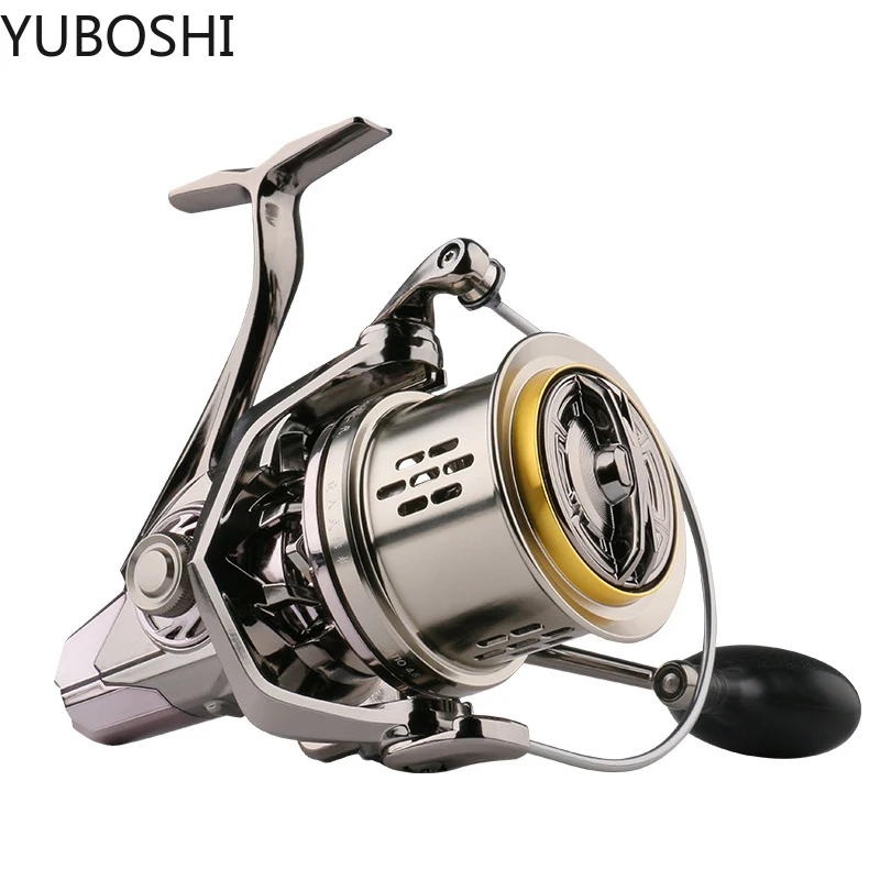 

YUBOSHI Spinning Fishing Reel 4.8:1 Gear Ratio Long Casting Sea Fishing Wheel Saltwater Trolling Surf Moulinet Peche