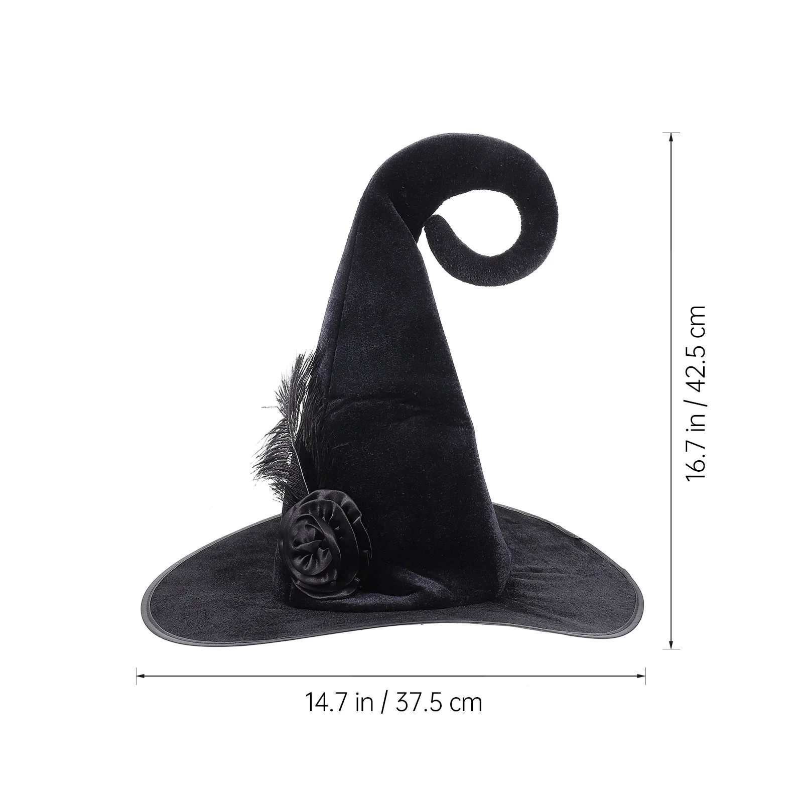 Аксессуары для костюма ведьмы шляпа выступлений маскарадный волшебник женские