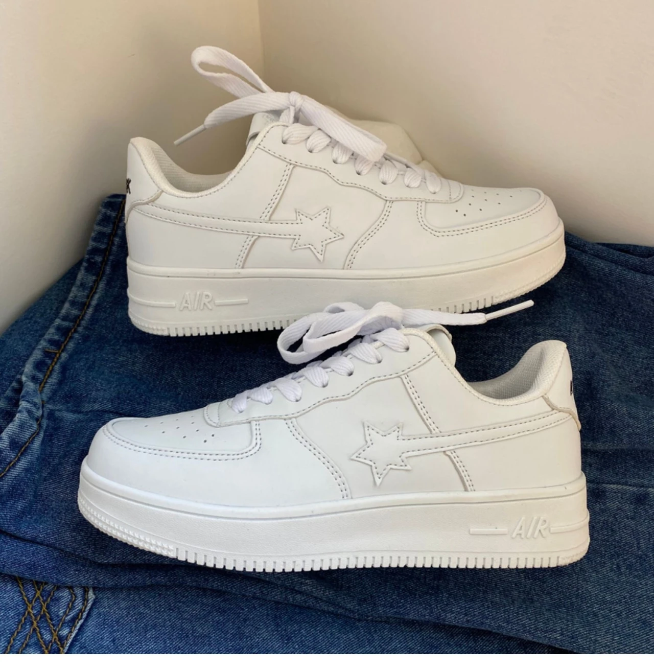 

Ladies Low Top Sneakers New Spring Sneakers Lace Up Ladies Thick Sole Casual Fashion Tennis Thick Sole Sneakers Sneakers