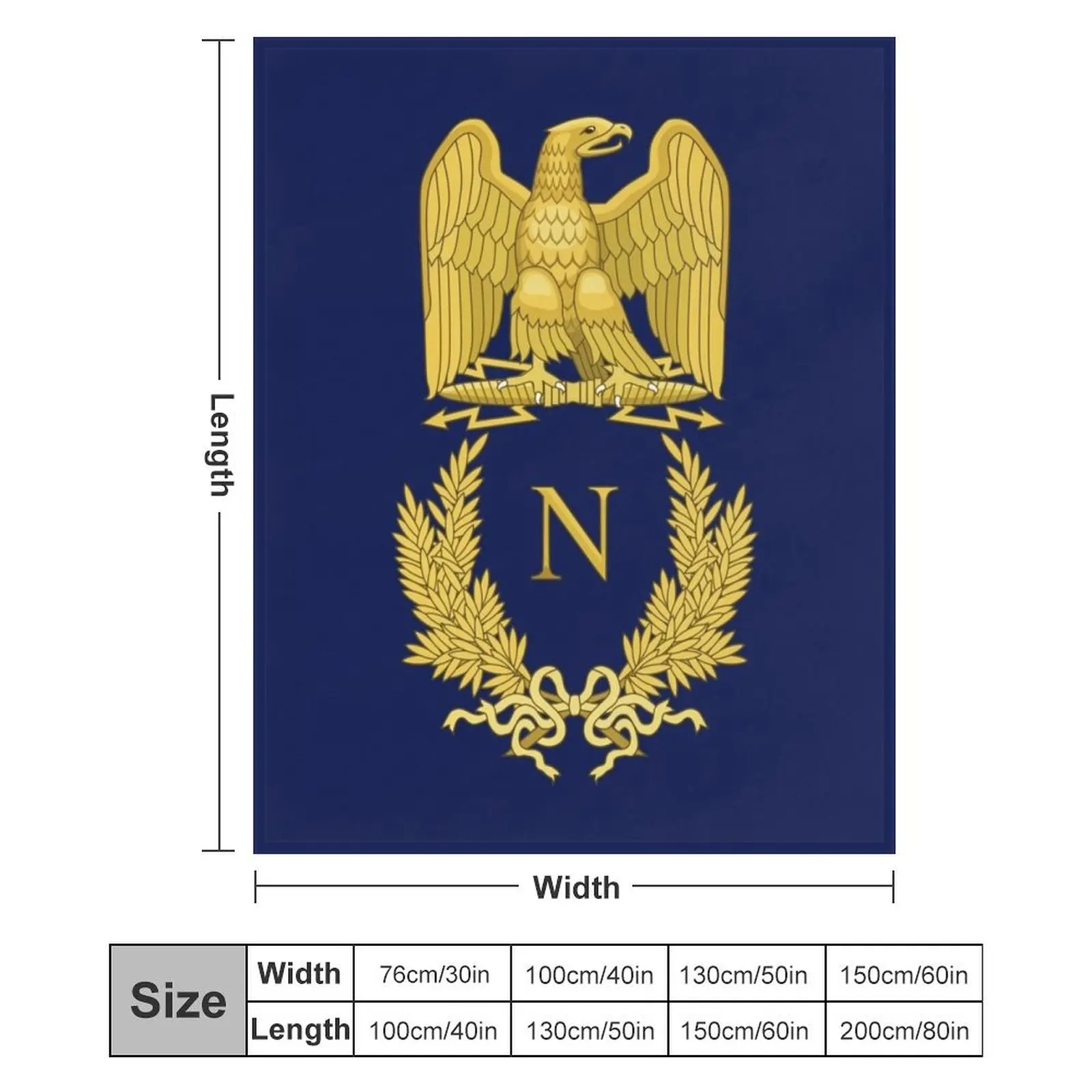 Одеяло Emblème de Napoléon Bonaparte для зимы теплое зимнее одеяло