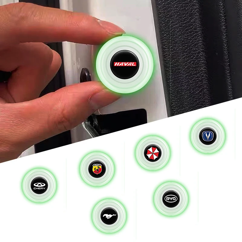 

4pcs Car Door Luminous Anti-collision Pad for Nismo Almera Juke Qashqai Tiida X Trail Note Teana 350Z 370Z Accessories Styling