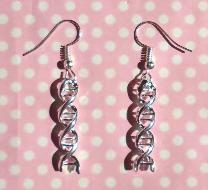 

New Products Hot Selling Fashion Trend Jewelry Creative Design Chemical Molecular Microscope Pendant Earring Jewelry