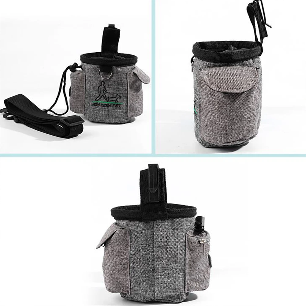 Portable Dog Training Treat Bag Puppy Snack Reward Waist Bag With Belt Pet Feed Pocket Walking Snack Pouch Dog Training Supplies images - 6