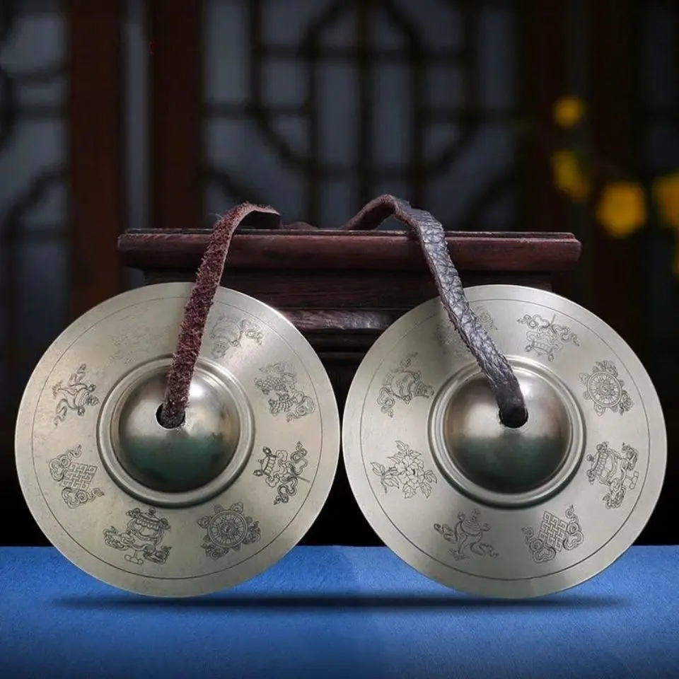 

Tibet Tinkles Bells Auspicious Chinese Ethnic Style Buddhism Handmade 8CM Creative Orff Musical Instruments for Beginners 2022