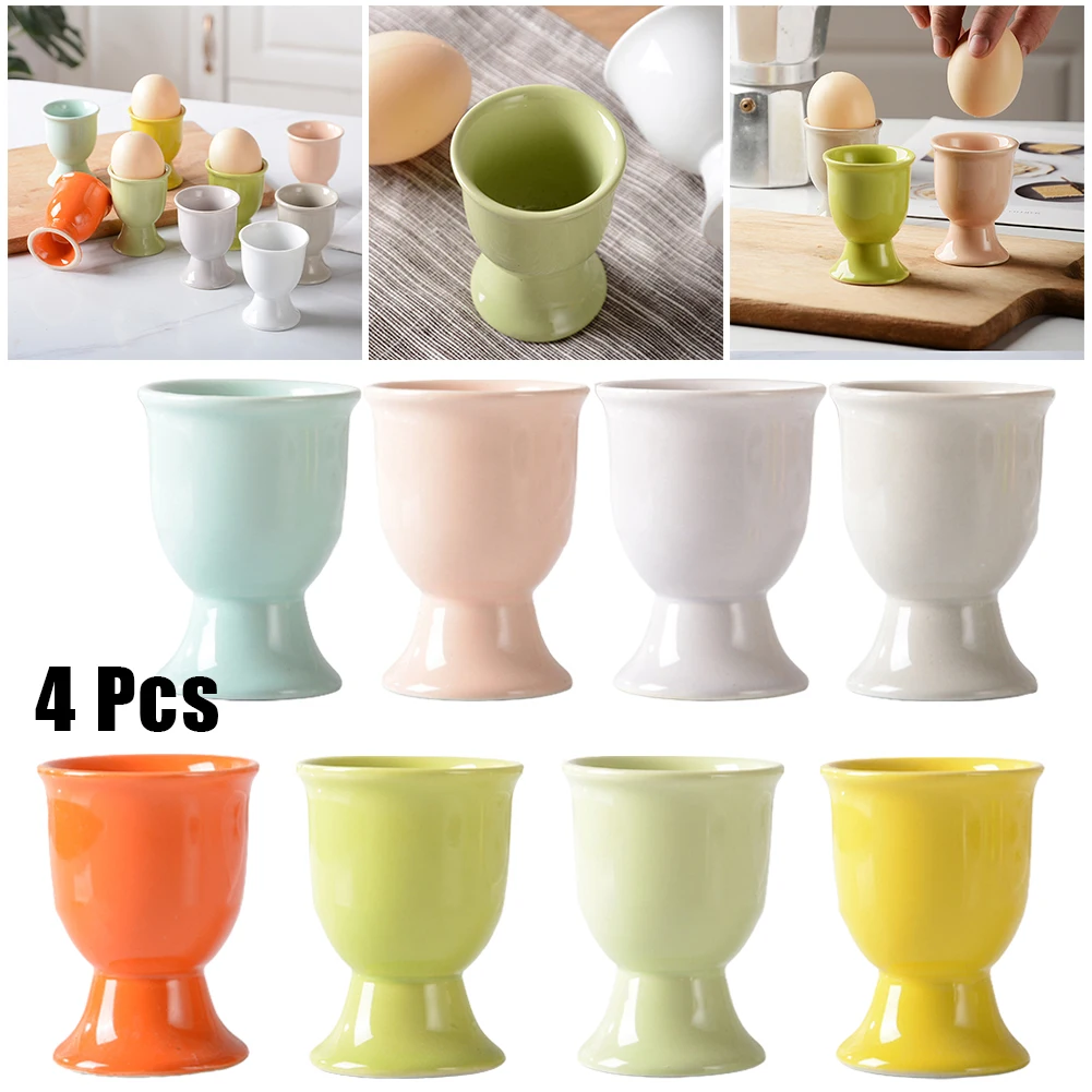 

Egg Cup Holder White/Silicone Egg Cup Holders Kitchen Breakfast Banquet Eggs Supplies Set Kitchen Gadget Accessories