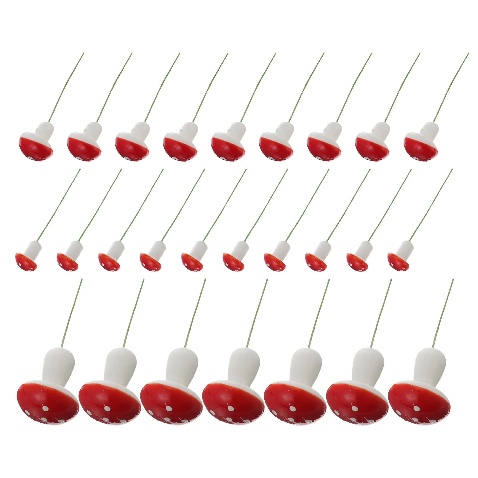 

50pcs Artificial Mushroom Mushroom Artificial Flowers for Wedding Home Party Decoration DIY Landscape Gift Red