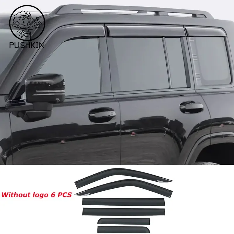 

Для Haval H9 2024 2025 оконные козырьки от дождя, оконный дождевик, дефлектор, тент, вентиляционный козырек, накладка