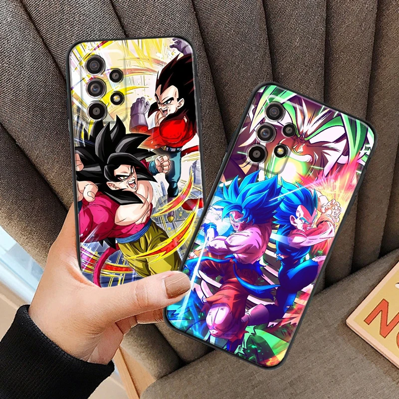 

Чехол для телефона Bandai Dragon Ball с японским аниме для Samsung A52 A72 4G, черный чехол, мягкий чехол, жидкий силиконовый чехол