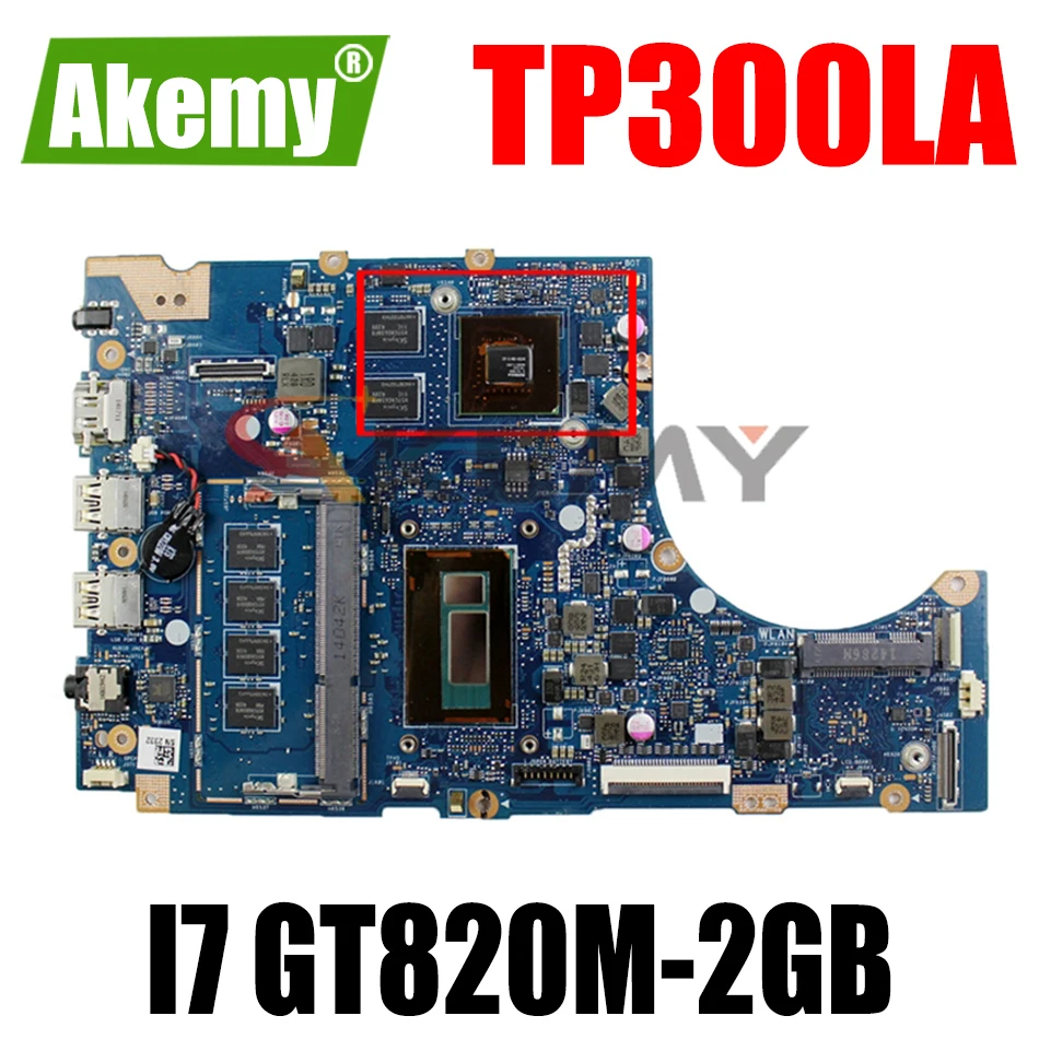 

TP300LA Motherboard For ASUS TP300LA Q302LA Q302L TP300LD TP300L TP300LJ Laptop Motherboard I7 GT820M-2GB original