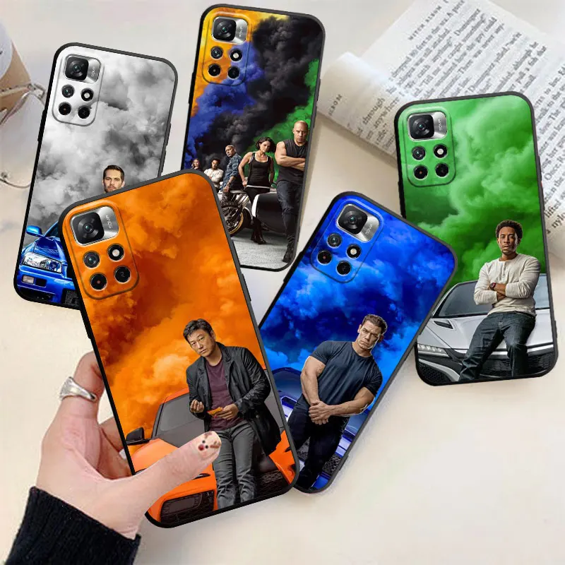 

Fast And Furious Phone Case For Xiaomi Redmi Note 11 10 9 Pro 5G 10C 9s 7 8 8T 12 9A 9C 9T K40 TPU Cover Coque