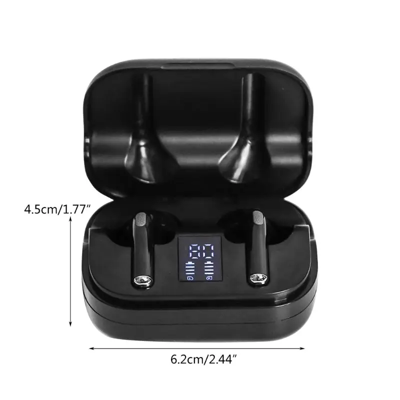 

HiFi Stereo Sports LED Battery Display Waterproof Bluetooth-compatible Wireless 67JD