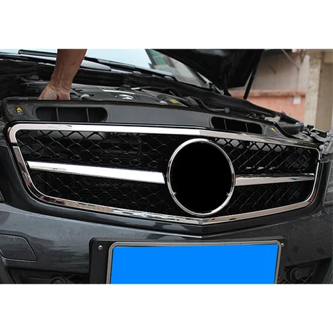 Решетка переднего бампера Racing Hood Grill Body Kit для Mercedes Benz C W204 C204 S204 Coupe C43 2007-2014 C200 C250 C180 C43 C300