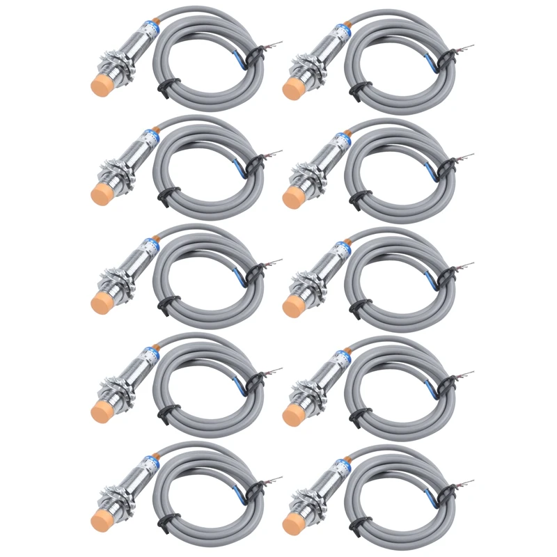 

10X DC6-36V 300MA NPN NO 3-Wire 4Mm Tubular Inductive Proximity Sensor Switch LJ12A3-4-Z-BX