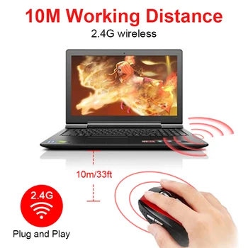2.4GHz Wireless Mouse Gaming With USB Receiver Pro Gamer For PC Laptop Desktop Computer Mice For Windows Win 7/2000/XP/Vista 2