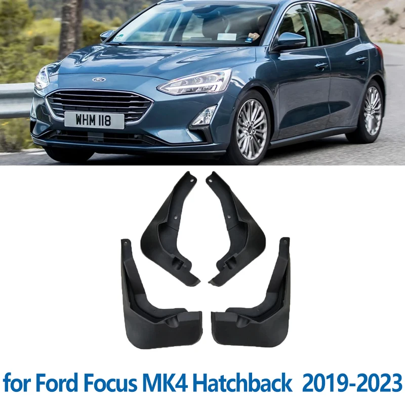 

Брызговики для Ford Focus MK4 2019 ~ 2024 хэтчбек против пятен защита крыла переднее и заднее колесо брызговики комплект 4 шт. автоаксессуары