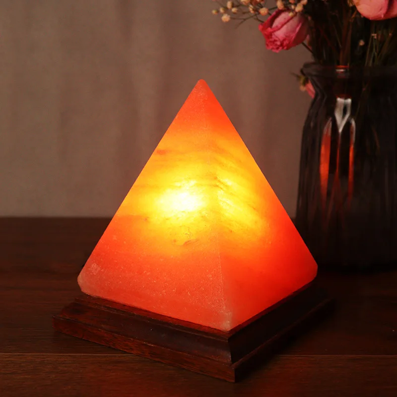 

Lamp Air Purifier Natural Himalayan Crystal Salt Led Light Color Changing Warm USB Rock Lamp Bedroom Bedside Christmas Decor