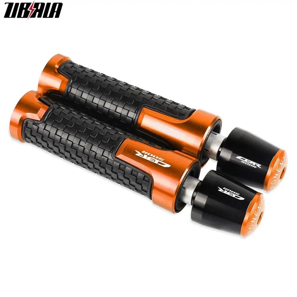 

For Honda CBR 500R CBR500R 2013 2014 2015 2016 2017 2018 7/8 22MM Motorcycle Handlebar Grips Handle Bar Cap End Plugs Parts