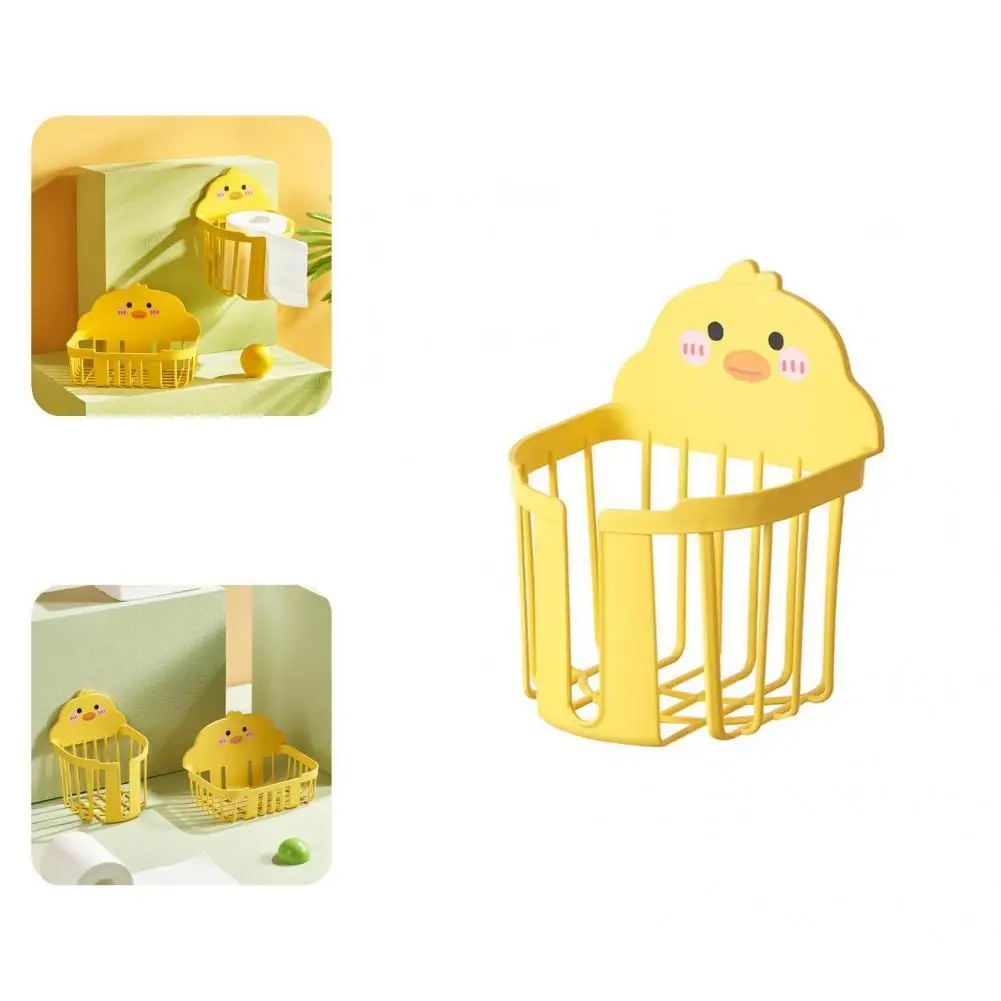 Punch Free Long Lasting Large Capacity Toilet Paper Shelf Decoration for Home