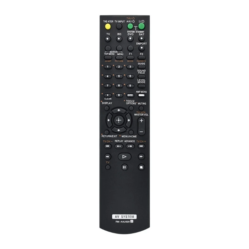 Запасной пульт дистанционного управления для динамика системы AV HOME THEATER RM-AAU029 HT-CT100