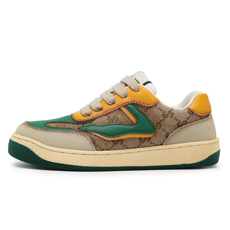 Men Women sport Running Shoes soft sole Breathable Autumn mesh Tennies Shoes comfortable Sneakers Print color matching shoes