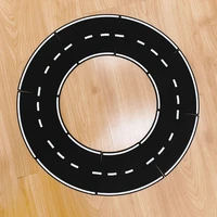 splicing path road tape puzzle creative diy road highway railway paper tape removable track road kids traffic car dropshipping