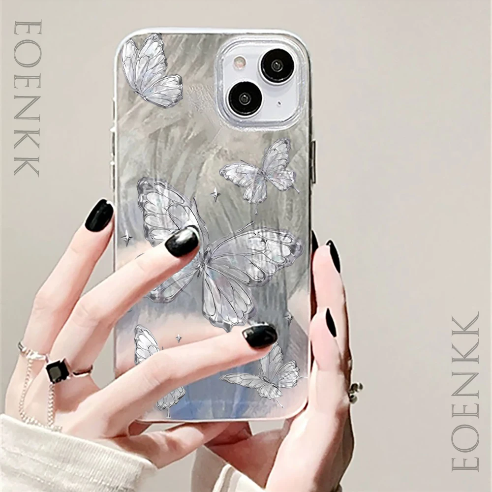 Чехол для Телефона iPhone 16 13 15 11 14 12 Pro Max XS X XR 7 8 Plus SE2022 простой мягкий чехол с принтом