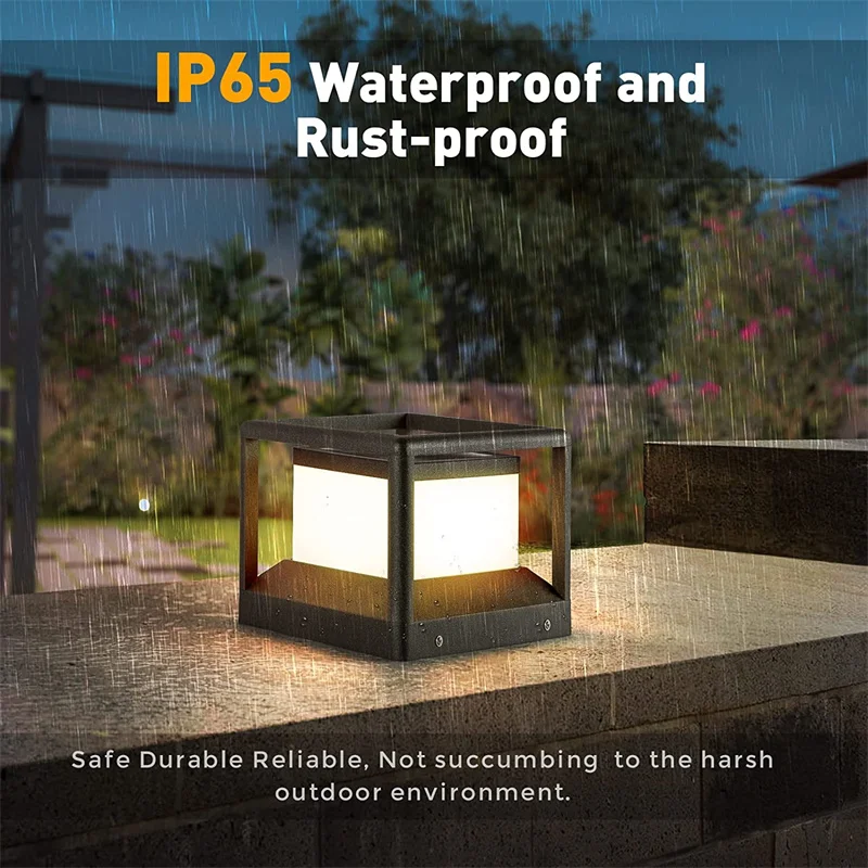 

VZVI искусственная Солнечная лампа, внешняя лампа для стола, обода, фонарь, водонепроницаемый налобный фонарь для украшения внутреннего дворика, сада