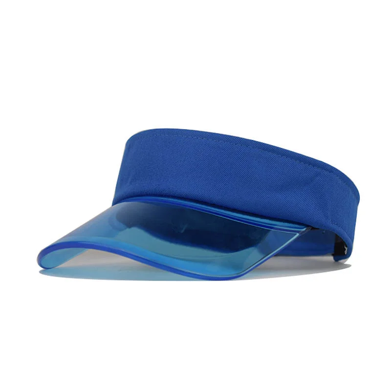 

Summer Sun Hats Transparent Visor Caps Topless Empty Sun Visor Cap hat Ladies Adjustable Topless Beach Trip Cap casquette homme