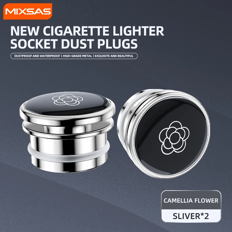 

MIXSAS Универсальный автомобильный прикуриватель, передняя заглушка, крышка из алюминиевого сплава, кнопка дыма, автомобильный аксессуар для внедорожника Jetta BMW