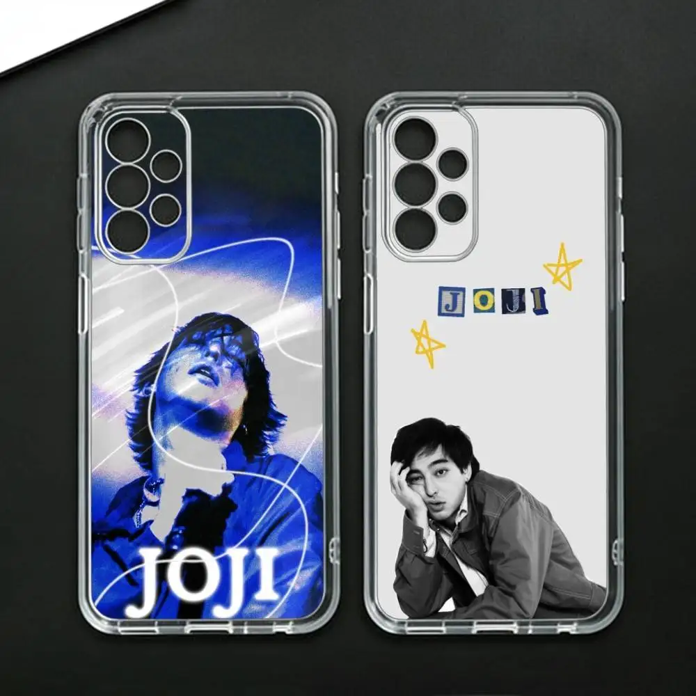 Фото Чехол для телефона Singer J-Joji Smithereens для Samsung Galaxy A71, A70, A52, A51, A40, A30, прозрачный чехол. №1