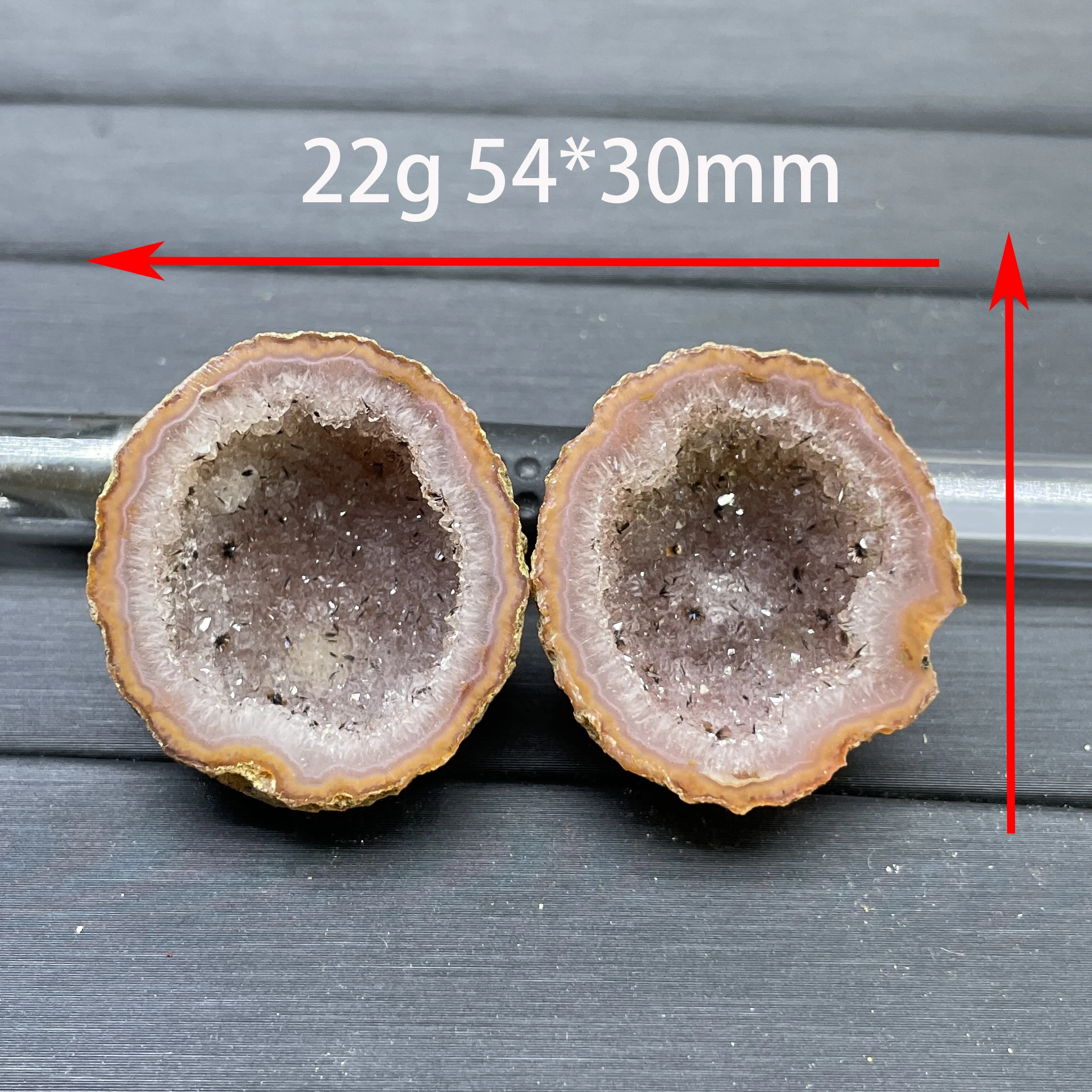 Натуральный красочный камень Zhanguo красный агат жеод полированный оникс Кристалл