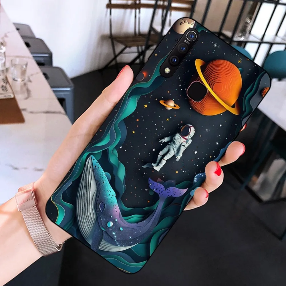 Чехол для телефона Relief Space Astronaut Huawei Mate 10 20 30 40 50 Lite Pro Nova 3 3i 5 6 SE 7 7SE