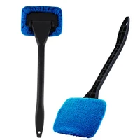 auto cleaning wash tool with long handle car window cleaner washing kit windshield wiper microfiber wiper cleaner cleaning brush
