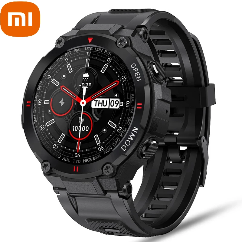 

xiaomi Smart Watch Men Bluetooth Call Sport Fitness Multifunction Music Control Alarm Clock Reminder Smartwatch Man Sports Watch