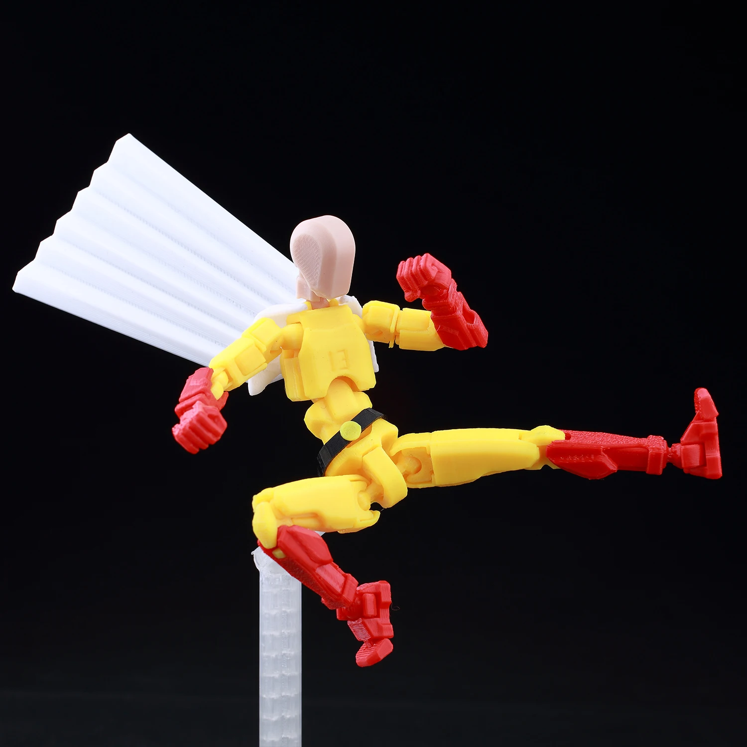 Фото 9L3D печатная 3D-фигурка Lucky Dummy 13 One-Punch Man, многосуставная позашляховая аниме-модель, коллекционный подарок для фанатов №4