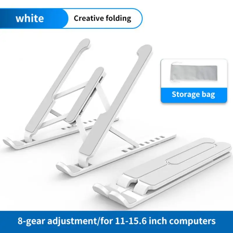 

8-Gear Folding Adjustable Laptop Stand Holder P1-PRO Protable Aluminum Alloy Desktop Foldable Holder Notebook Rise Bracket