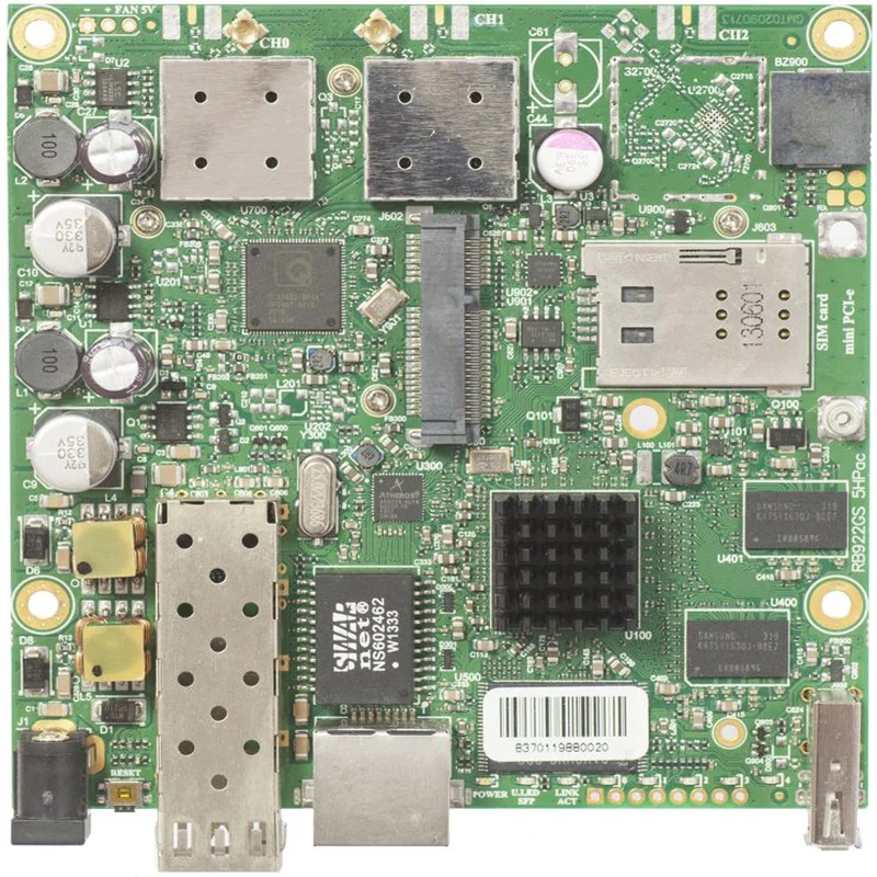 

MikroTik wireless bridge motherboard RB922UAGS-5HPacD 802.11ac ROS high power